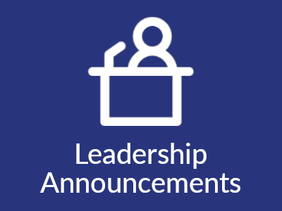 Leadership annoucements icon